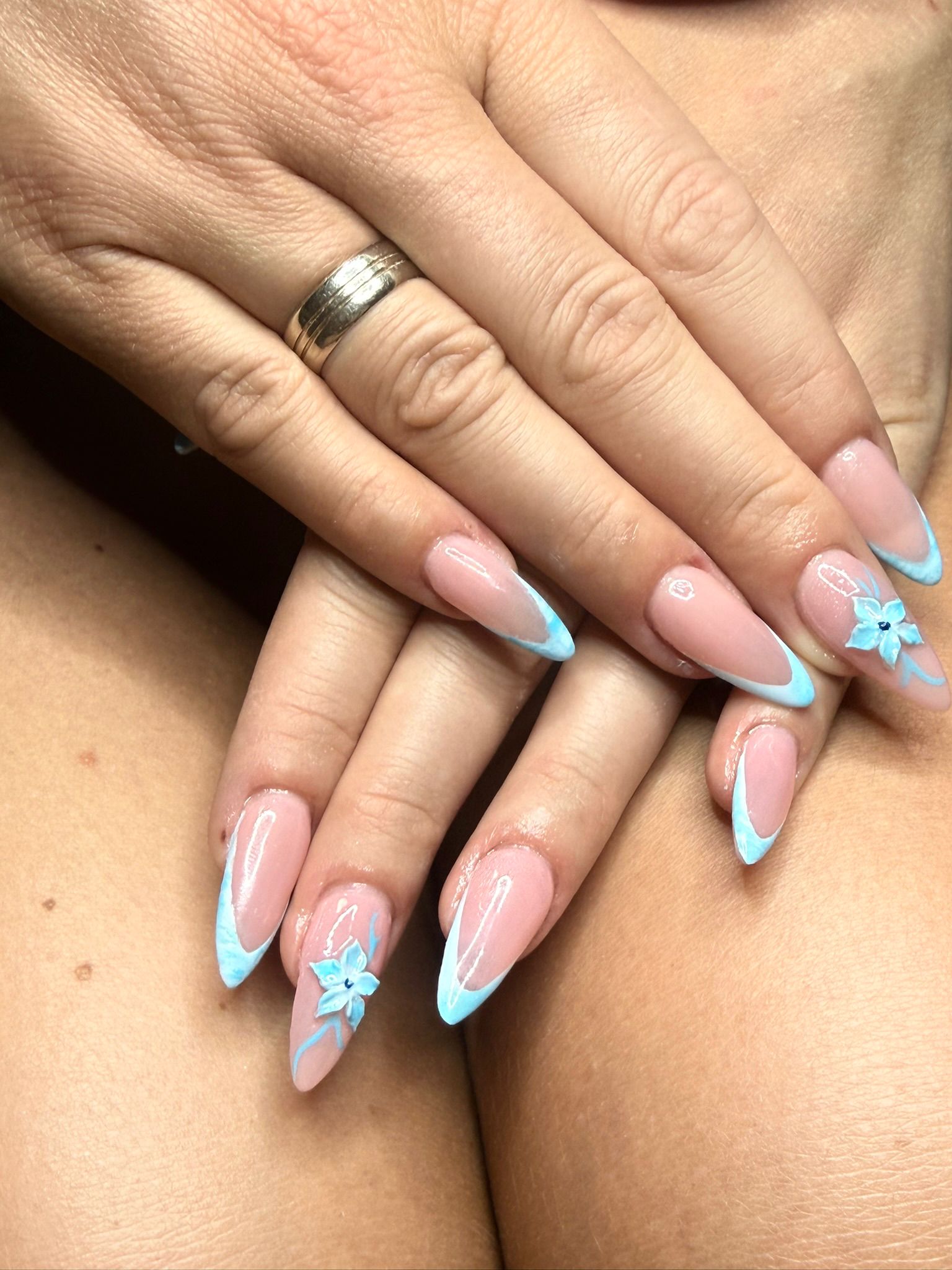 Nail art detalj